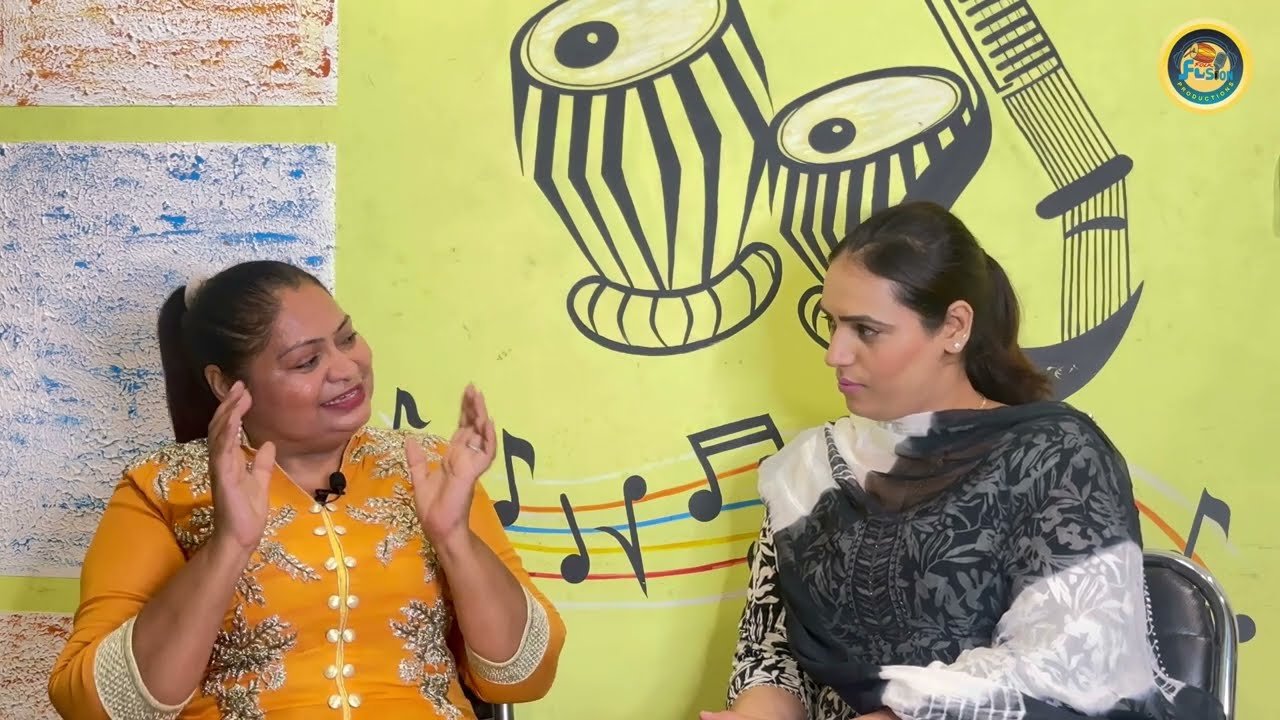 Interview Presenter Mandeep Kaur ਦੇ ਨਾਲ ਪ੍ਰਸਿੱਧ ਅਦਾਕਾਰ ਤੇ ਐਂਕਰ Komal Sharma #folkfusionproductions